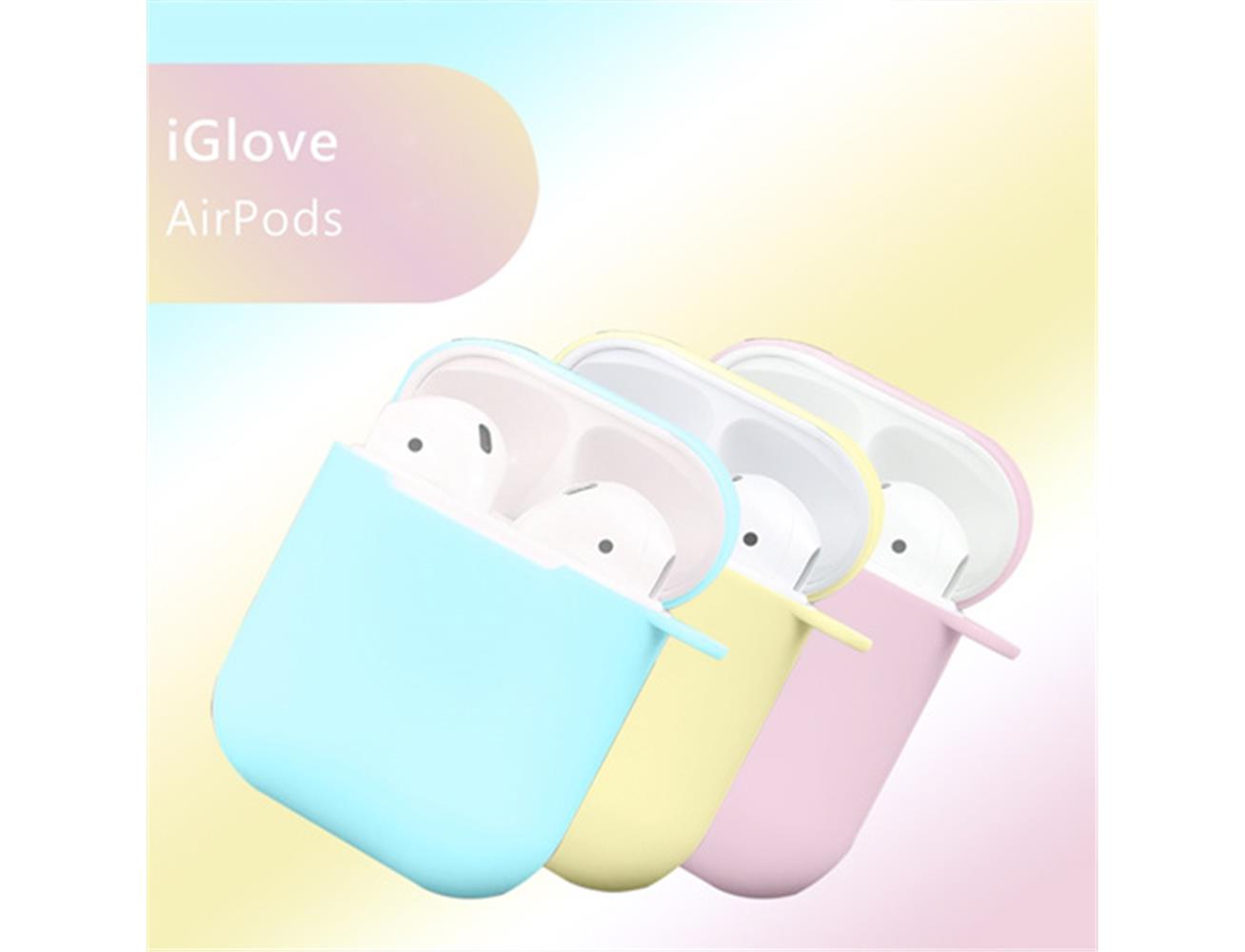 Wiwu Iglove Soft Silicone Cases For Apple Air Pods 3 Pcs Pack- Macaroon Set Accessories > Mobiles & Tablets