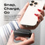 Statik Snap-N-Charge Magnetic Tips V3 Power Bank - 3200mAh / USB-C / Lightning / Micro USB / Black