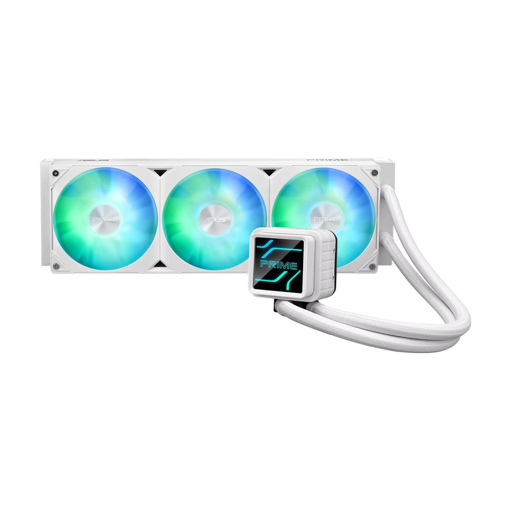 ASUS PRIME 360 ARGB AIO Liquid CPU Cooler - White