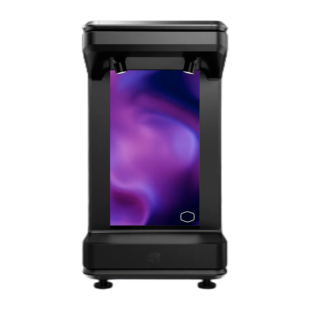 Cooler Master MasterFrame 360 Stage With 15.6 Inch LCD Screen ATX Case - Black