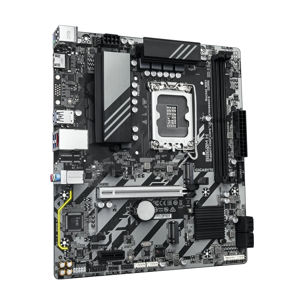 GIGABYTE B860M H Motherboard - DDR5 / HDMI / USB - Black