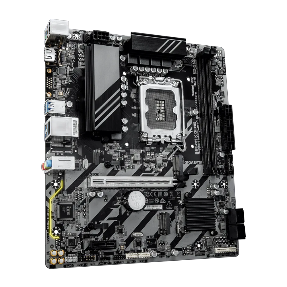 GIGABYTE B860M K GEN5 Motherboard - DDR5 / HDMI / USB - Black