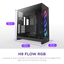 NZXT H9 Flow RGB (2025) Dual-Chamber Mid Tower Case With RGB Fans - Black