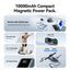 Vention Mini Power Bank with Built-in USB-C  Cable - 10000mAh / USB-C / USB-A / Grey