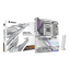 GIGABYTE X870E AORUS MASTER X3D ICE Motherboard - Wi-Fi7 / Bluetooth / HDMI / DisplayPort / USB - White