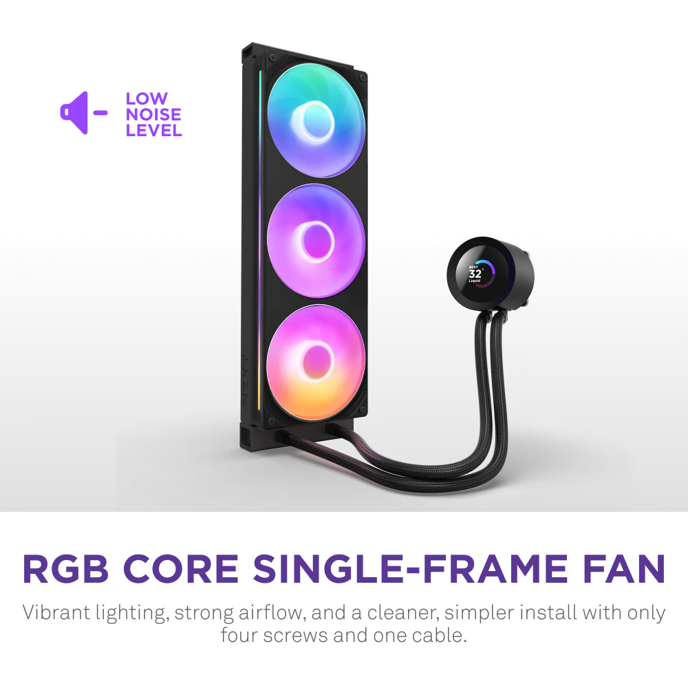 NZXT Kraken 360 RGB V2 AIO Liquid Cooler - 360mm / Black