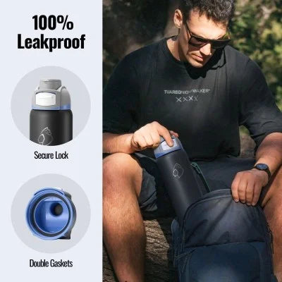 Buzio Pop Up Series Water Bottle 1L - Dark Grey