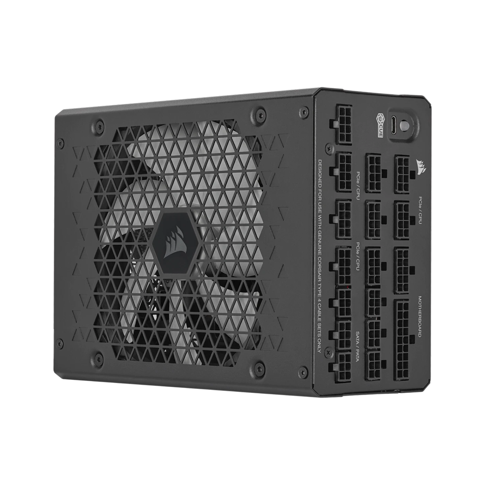 CORSAIR HX1500i Fully Modular Ultra-Low Noise Platinum ATX Power Supply (UK) - 1500W / Black