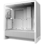 NZXT H5 Flow (2024) Compact Mid-Tower ATX Case - White