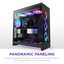 NZXT H9 Flow RGB (2025) Dual-Chamber Mid Tower Case With RGB Fans - Black