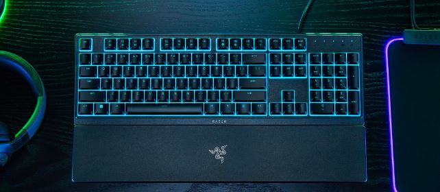 Razer ORNATA V3 X Low Profile Keys Silent Membrane Switches Gaming Keyboard - Black