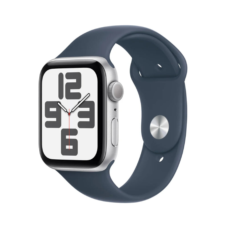 Apple Watch SE (2nd Gen) with Sport Band - LTPO OLED / 44mm / Medium/Large / Bluetooth / Wi-Fi / Storm Blue Smart