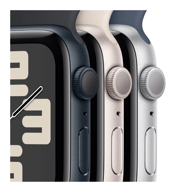 Apple Watch SE (2nd Gen) with Sport Band - LTPO OLED / 44mm / Medium/Large / Bluetooth / Wi-Fi / Storm Blue Smart