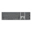 PROMATE Full-Size Triple-Mode Slim Wireless Keyboard w/ Scissor Keys & Multi-Device Connectivity (Bluetooth)