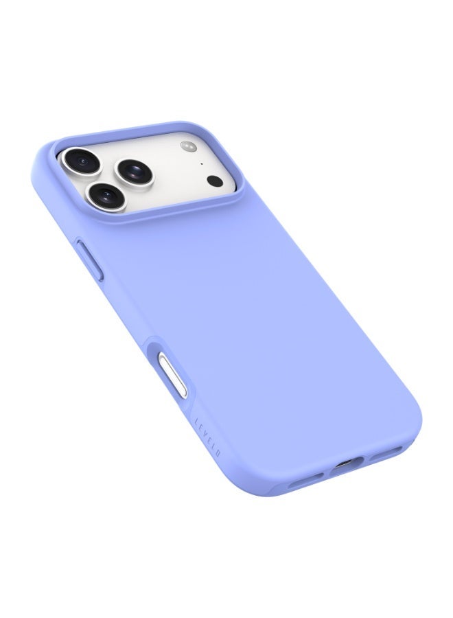 Levelo Dale MagSafe TPU+PC Solid Case For Apple iPhone 18 Pro Max - Light Blue