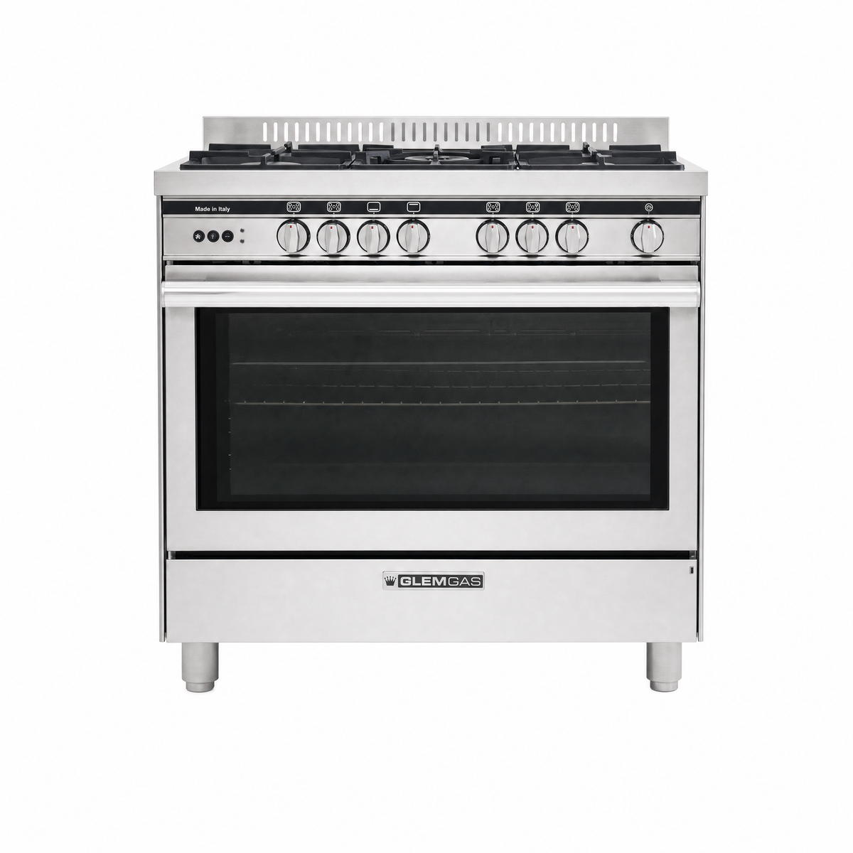 Glemgas Gas Cooker 5 Burners 90x60cm, GLST9634RI01AM -