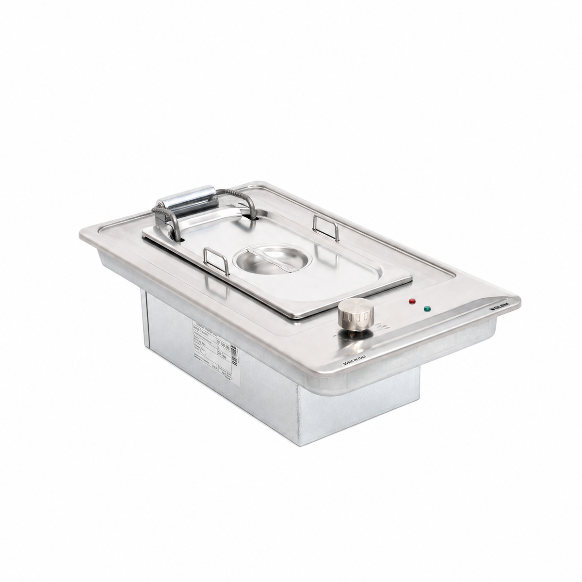 Glemgas Built-In Electric Fryer 30cm, GLGT3FIX - Stainless Steel