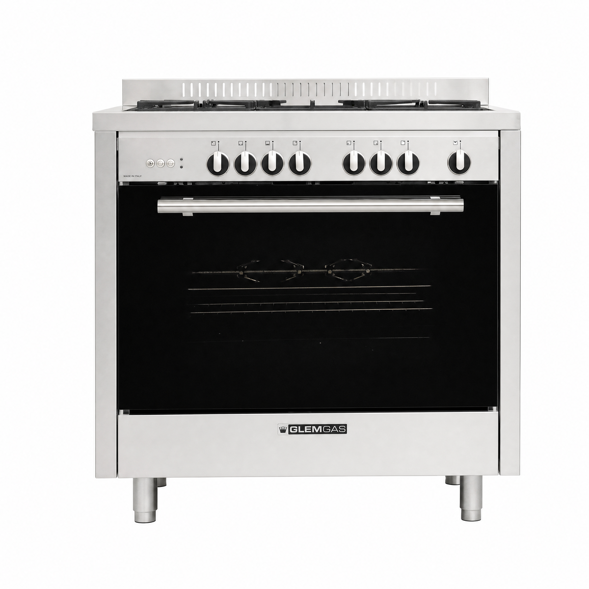 Glemgas Gas Cooker 5 Burners 100X60cm, GLMQ1634RI01UT