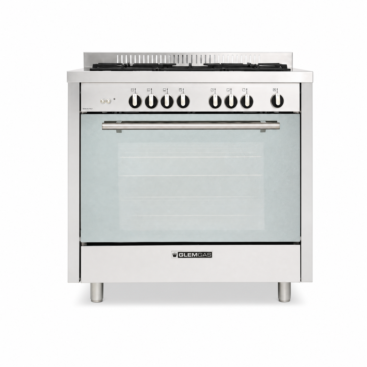Glemgas Gas Cooker 5 Burners 100X60cm, GLMQ1634GI01UT