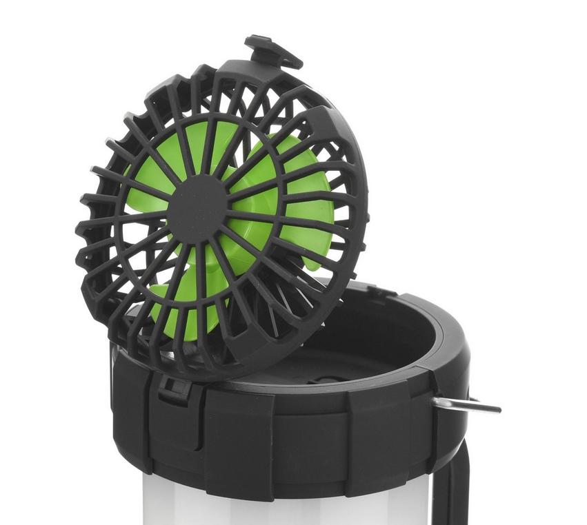 GOUI Portable Multifunctional Torch Light With Fan - 4000mAh / Black
