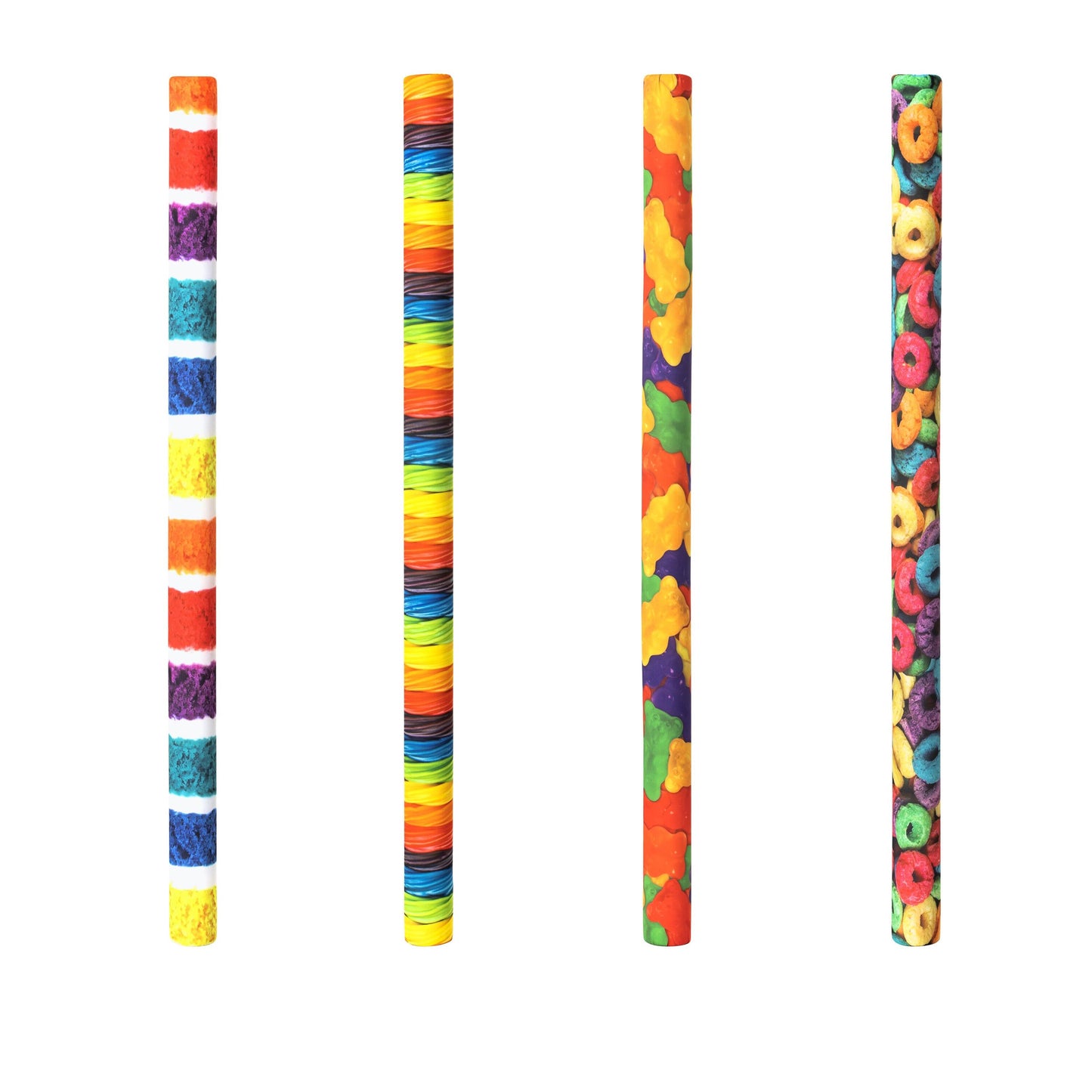 Bestway 1.22m Sugarcoated Noodles (Contents: One Display Box, Assorted 4 Colors: Rainbow Print / Cereal Print / Bears Print / Twisted Candy Print, Total 24pcs/per Display Box) - Age 6-12