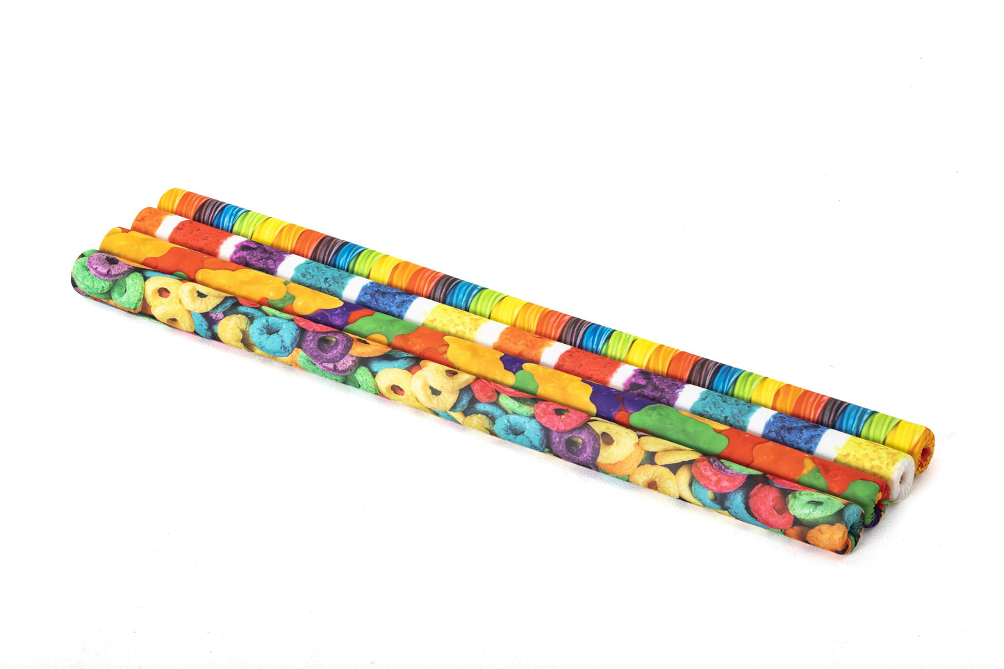 Bestway 1.22m Sugarcoated Noodles (Contents: One Display Box, Assorted 4 Colors: Rainbow Print / Cereal Print / Bears Print / Twisted Candy Print, Total 24pcs/per Display Box) - Age 6-12