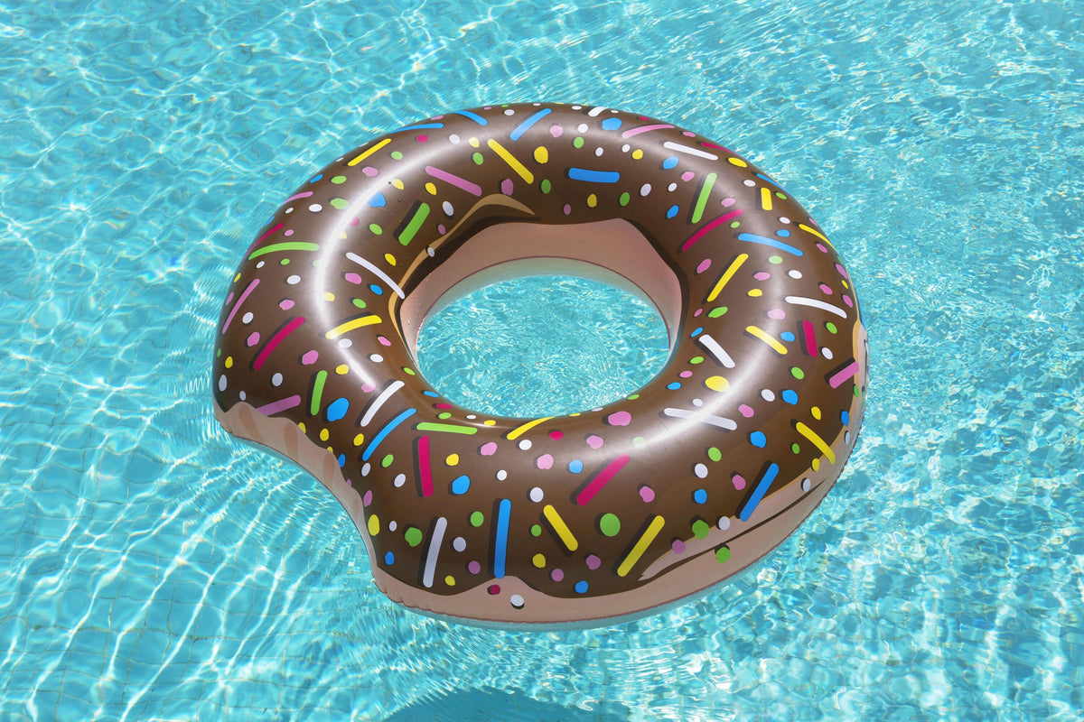 Bestway 1.07M Donut Ring (Contents: One Swim Ring, Heavy-Duty Repair Patch) Age 12+