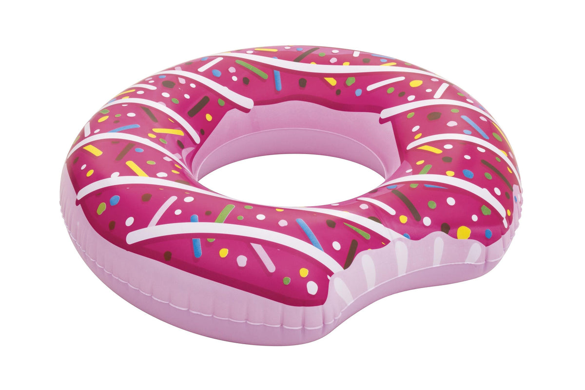 Bestway 1.07M Donut Ring (Contents: One Swim Ring, Heavy-Duty Repair Patch) Age 12+