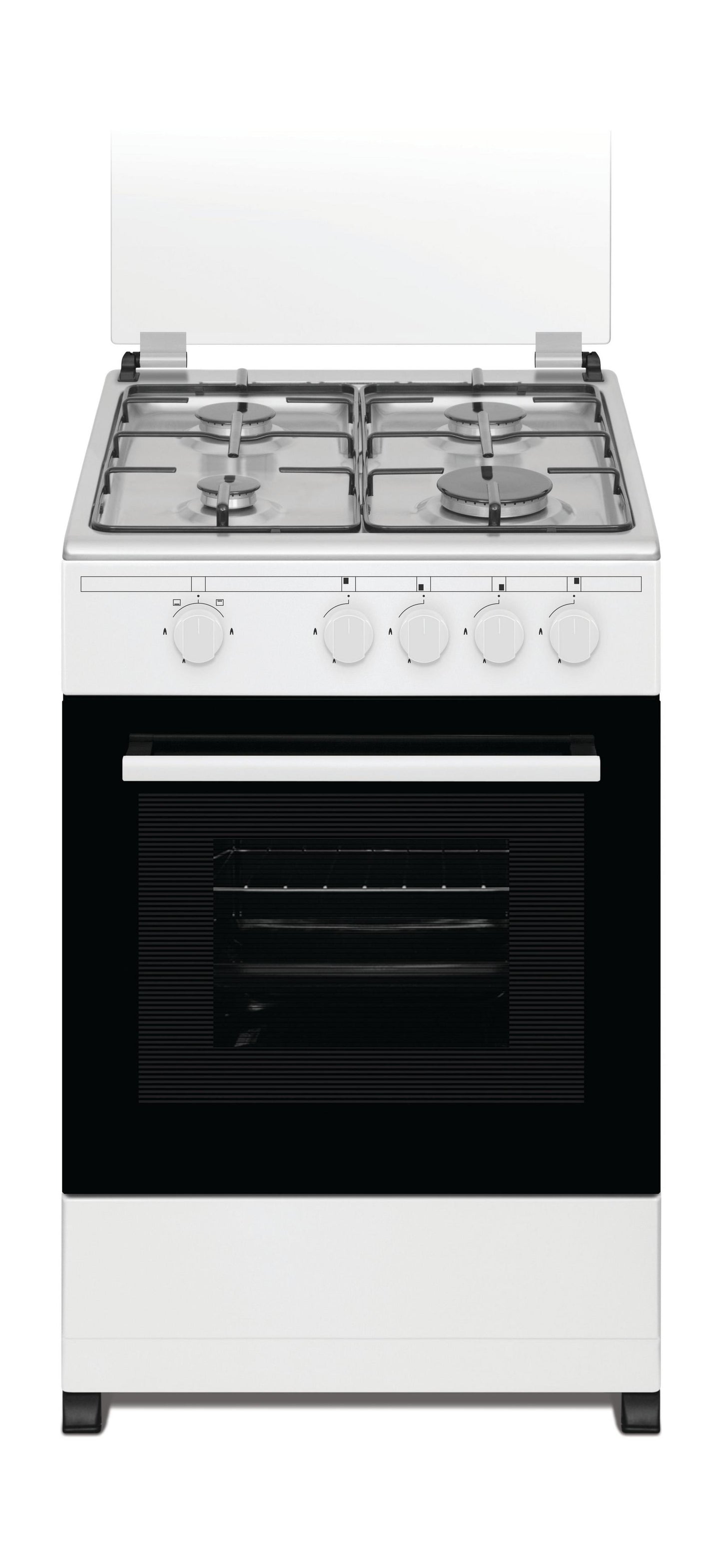 Wansa 4 Burners Floor Standing Gas Cooker, 50x50cm, WCT4403XW