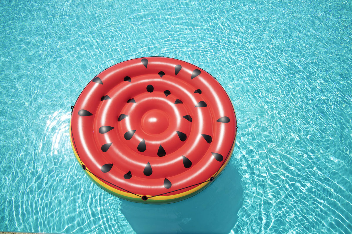 Bestway 1.88m Watermelon Island (Contents: One Island, Heavy-Duty Repair Patch)