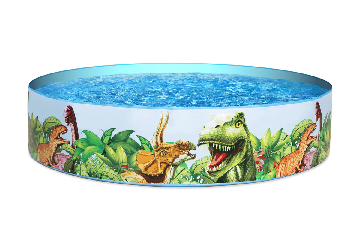Bestway 1.83m x h38cm dinosaur fill'n fun (contents:1 pool, repair patch) age 2+
