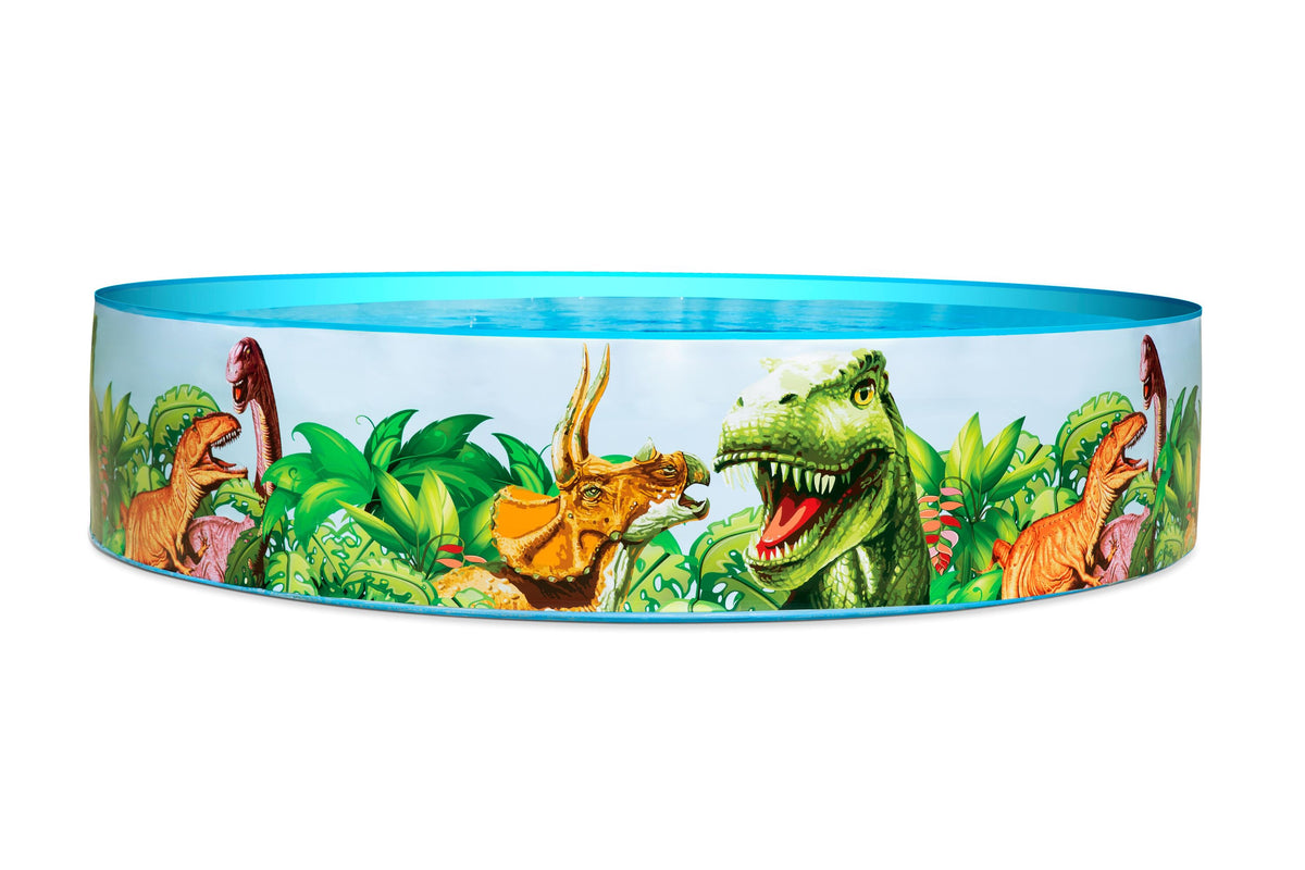 Bestway 1.83m x h38cm dinosaur fill'n fun (contents:1 pool, repair patch) age 2+