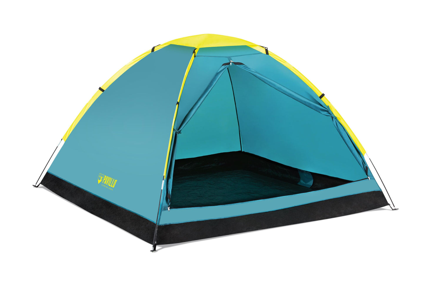 Bestway 2.10m x 2.10m x 1.30m cooldome 3 tent (contents:tent, carry bag, eight pegs, one layer)