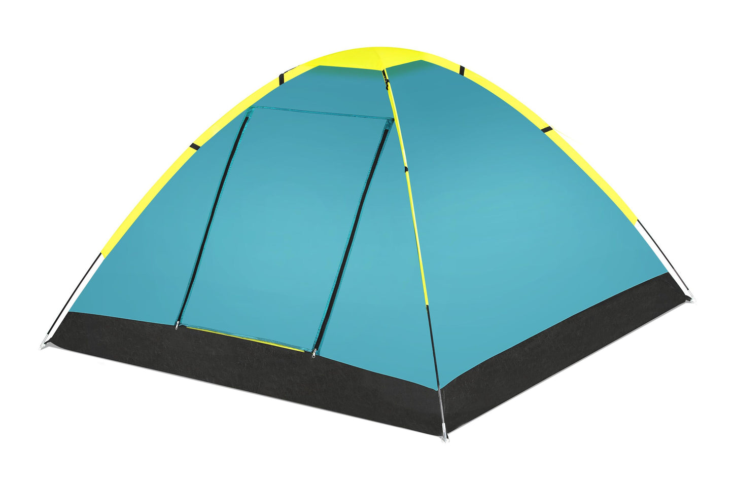 Bestway 2.10m x 2.10m x 1.20m coolground 3 tent (contents:tent, carry bags, ten pegs, one layer, 600mmh20)