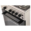 Wansa 4 Burners Gas Cooker, 50X50cm, WCT4401XS - Stainless Steel