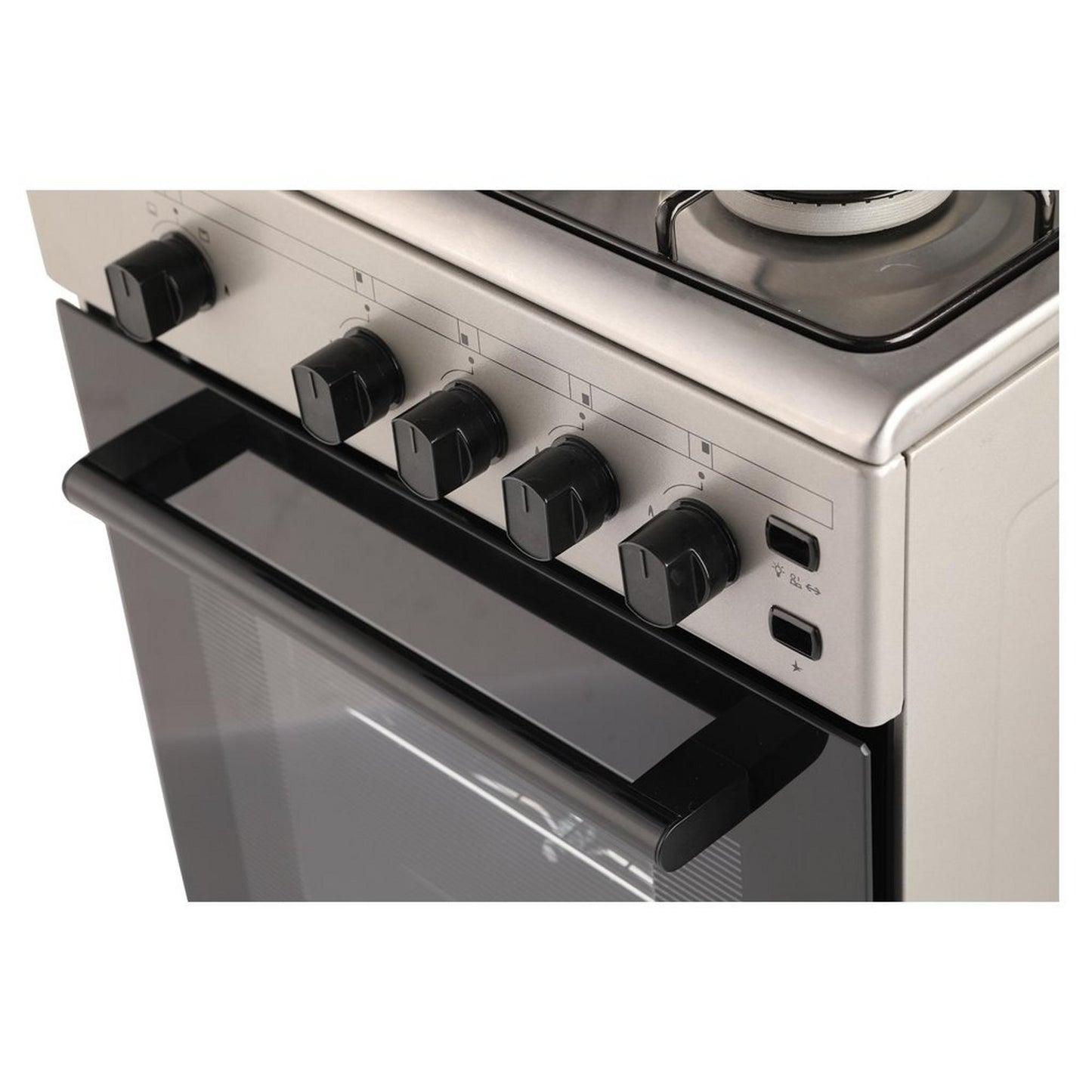 Wansa 4 Burners Gas Cooker, 50X50cm, WCT4401XS - Stainless Steel