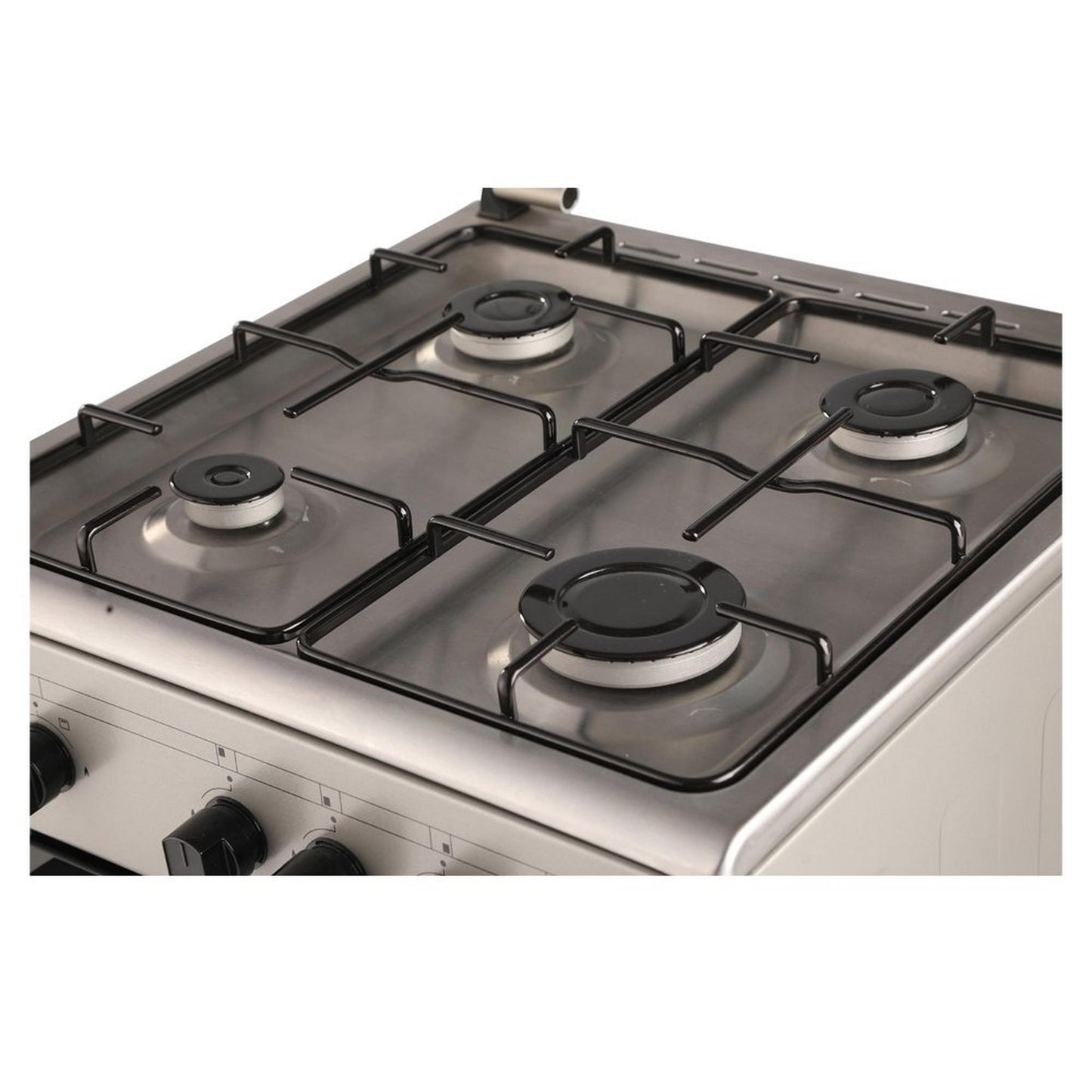 Wansa 4 Burners Gas Cooker, 50X50cm, WCT4401XS - Stainless Steel