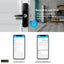 Gopeta Smart TTlock for the wooden doors H03-GP - Bronze