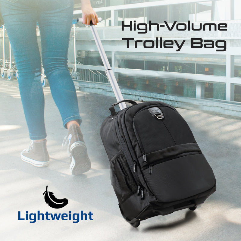 Promate Compact-TR Trolley Bag - 15.6" / Black