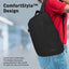 Promate Birger ComfortStyle Laptop Backpack for 15.6" - Black