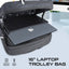 Promate Persona-TR Versatile Travel Trolley Bag - 16” / Black