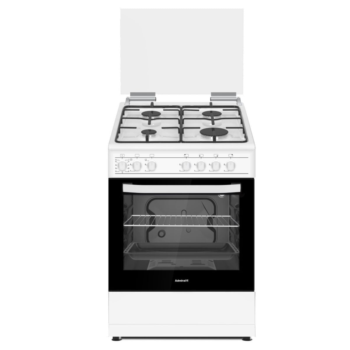 Admiral Gas Cooker 60*55 4 Burners Gas Oven - ADGC 6062WM2