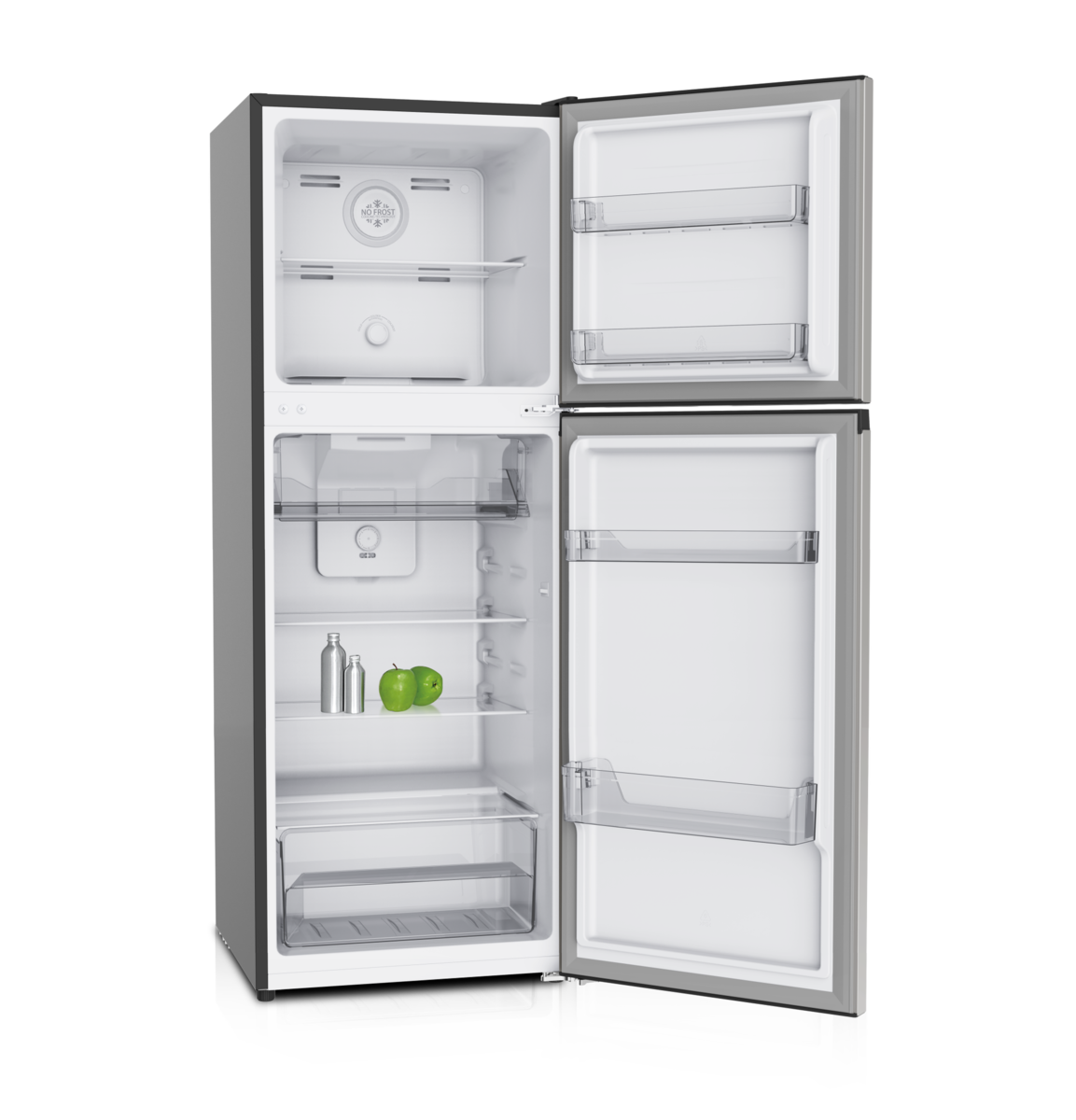 Sharp Refrigerator 196 Liters 6.92 CFT, Inox - SJ-HM270KW-HS3