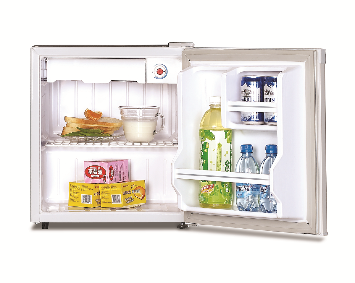 Sharp Single Door Mini Refrigerator 45 Liters 1.59 CFT, Silver - SJ-K75XK-SL3
