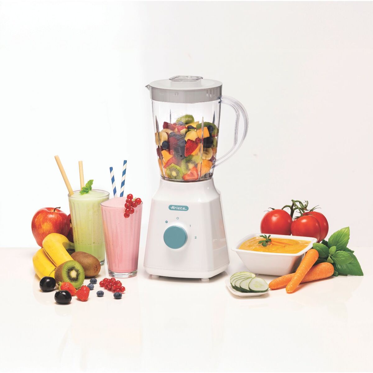 Ariete Blender With 2 Mill Power 500W 2 Speeds - White