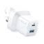 Anker 323 Charger Adapter with Type C to Lightning Cable 33W, White - B2331K21