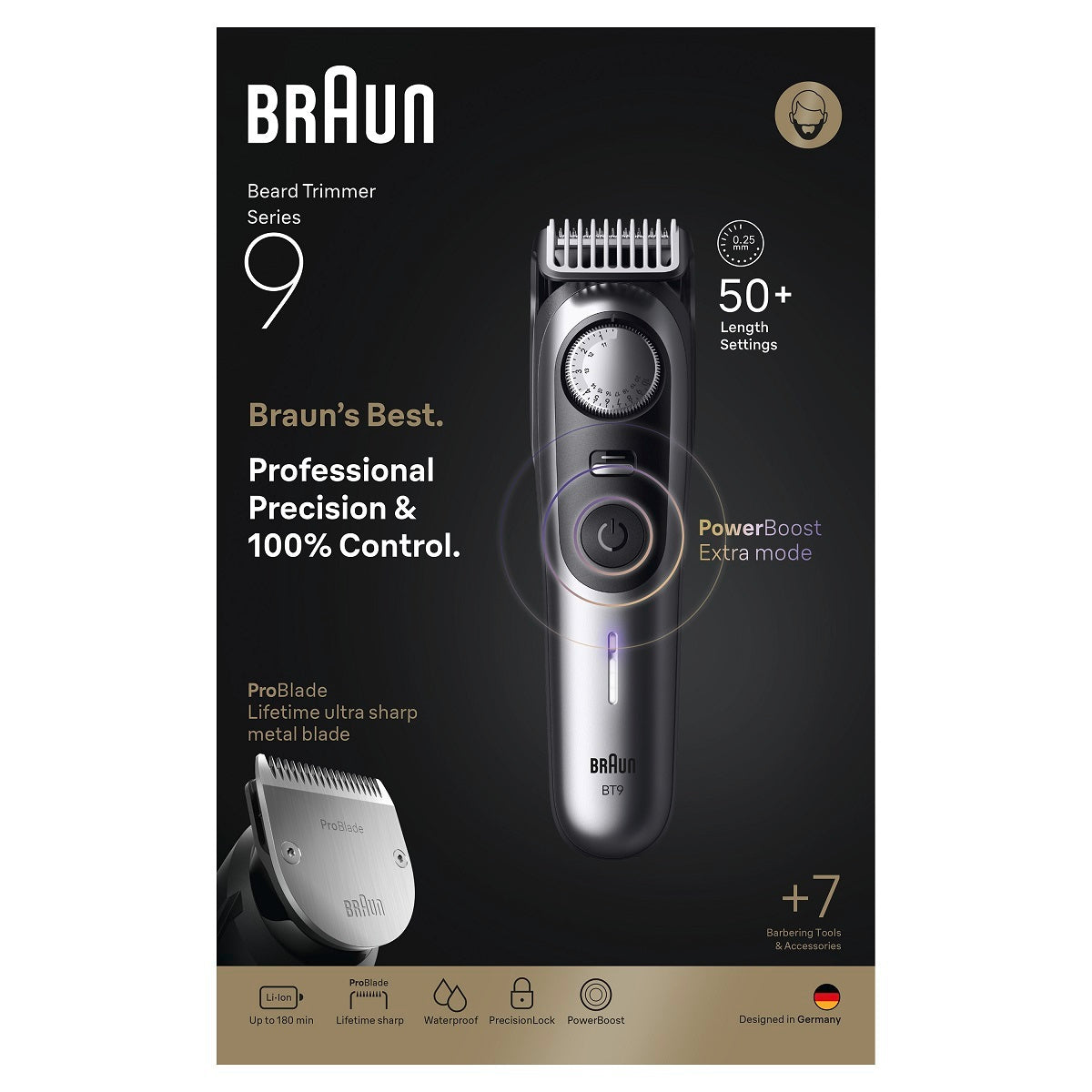 Braun Beard Trimmer Series 9 - BT9520
