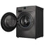 Midea Washing Machine Front Load,8-6KG,1400RPM, Titanum Grey - MF200D80WB/T-KW