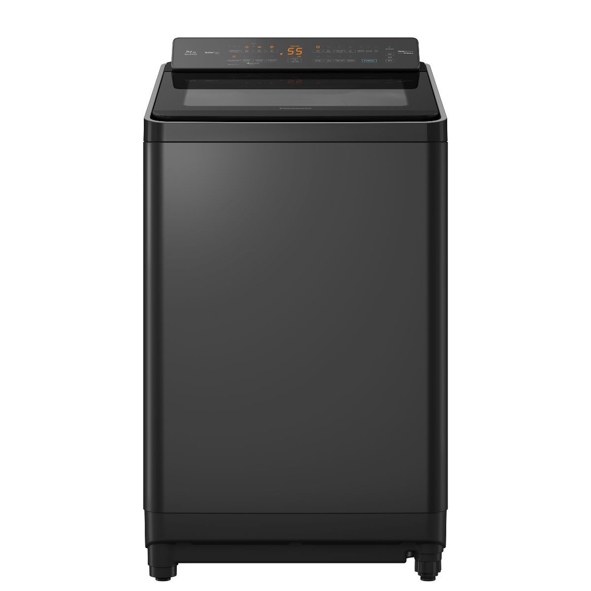 Panasonic Top Load Washer 14KG 10 Program, Black/Silver - NA-FD14X3BKW