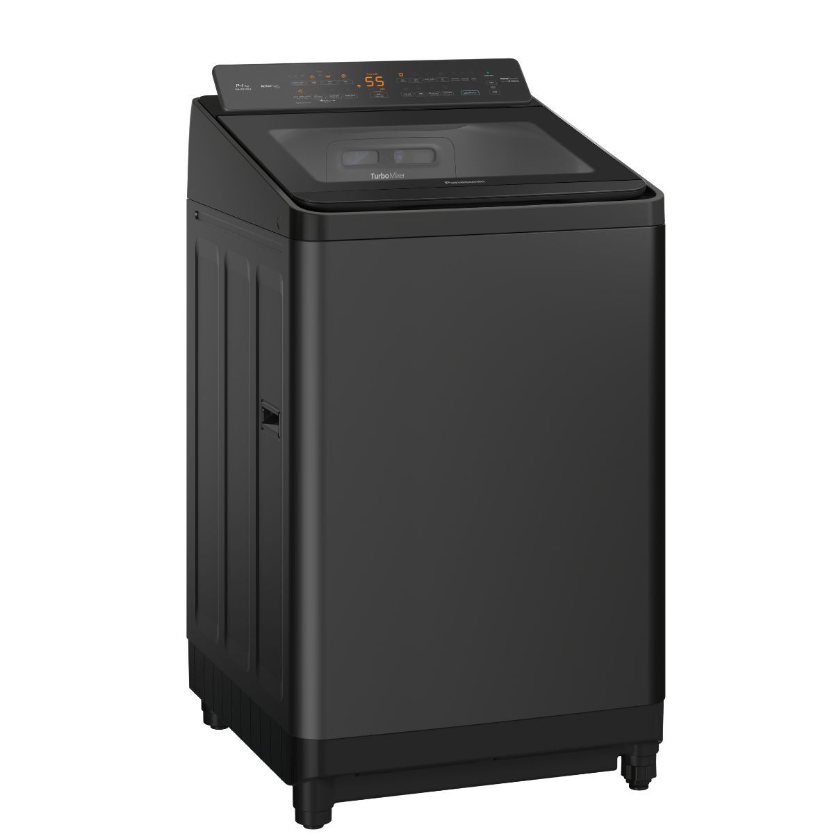 Panasonic Top Load Washer 14KG 10 Program, Black/Silver - NA-FD14X3BKW